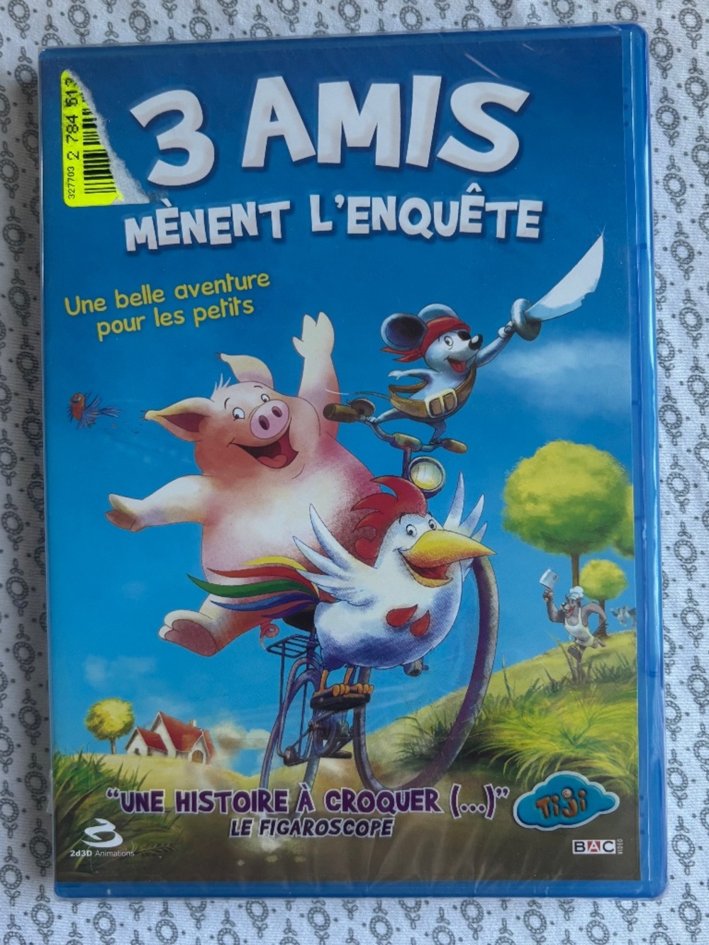 3 Amis Mènent L'Enquête DVD Une Belle Aventure Pour Les Petits Unopened NWOT